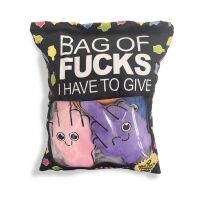 Buy  Bag of Fucks I Have to Give Plush Pillow book for her.