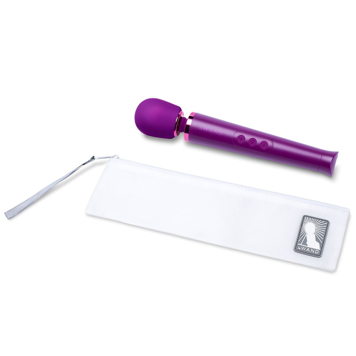 Close-up of the  Le Wand vibrator for texture detail