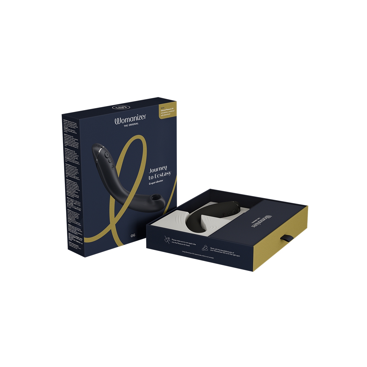 Close-up of the  Womanizer vibrator for texture detail