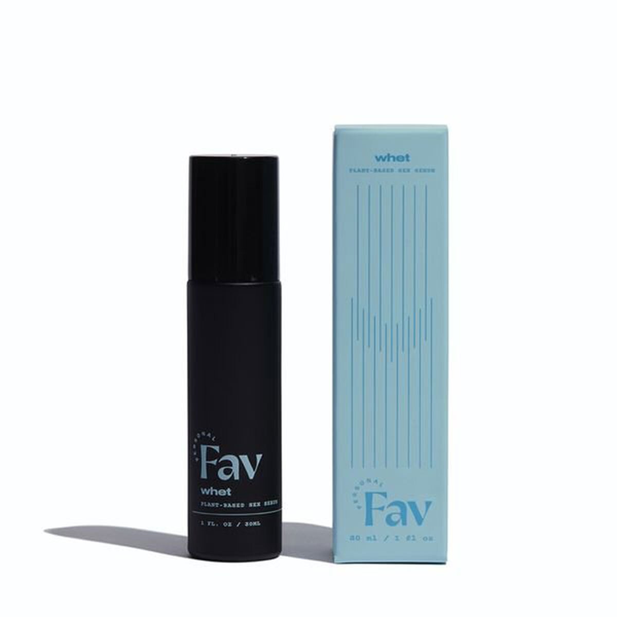 Close-up of 30 ml Plant Based Lube by Personal Fav with plant-derived hydration