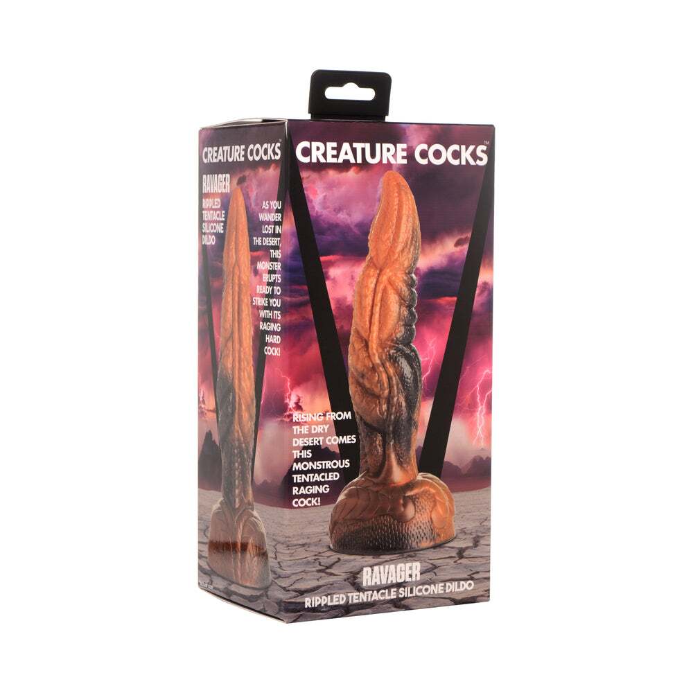 Dildo by XR Brands in Multi-Color shown for use by Her or Him