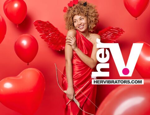 Woman preparing for a sexy valentine’s day with soft lighting, romantic décor, and sensual styling elements