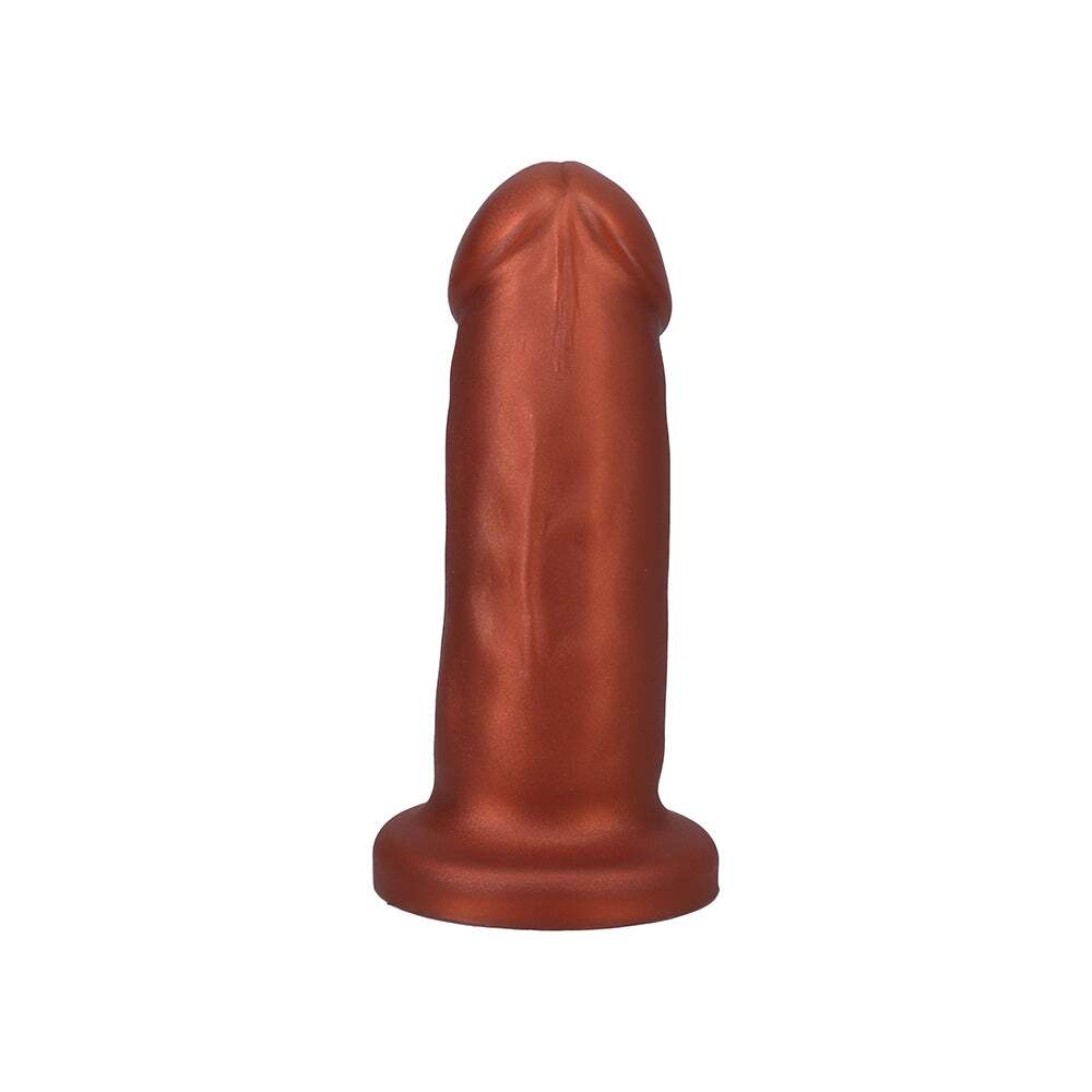 5.5 inch Dildo from Tantus in Copper designed for anal sex with Her or Him