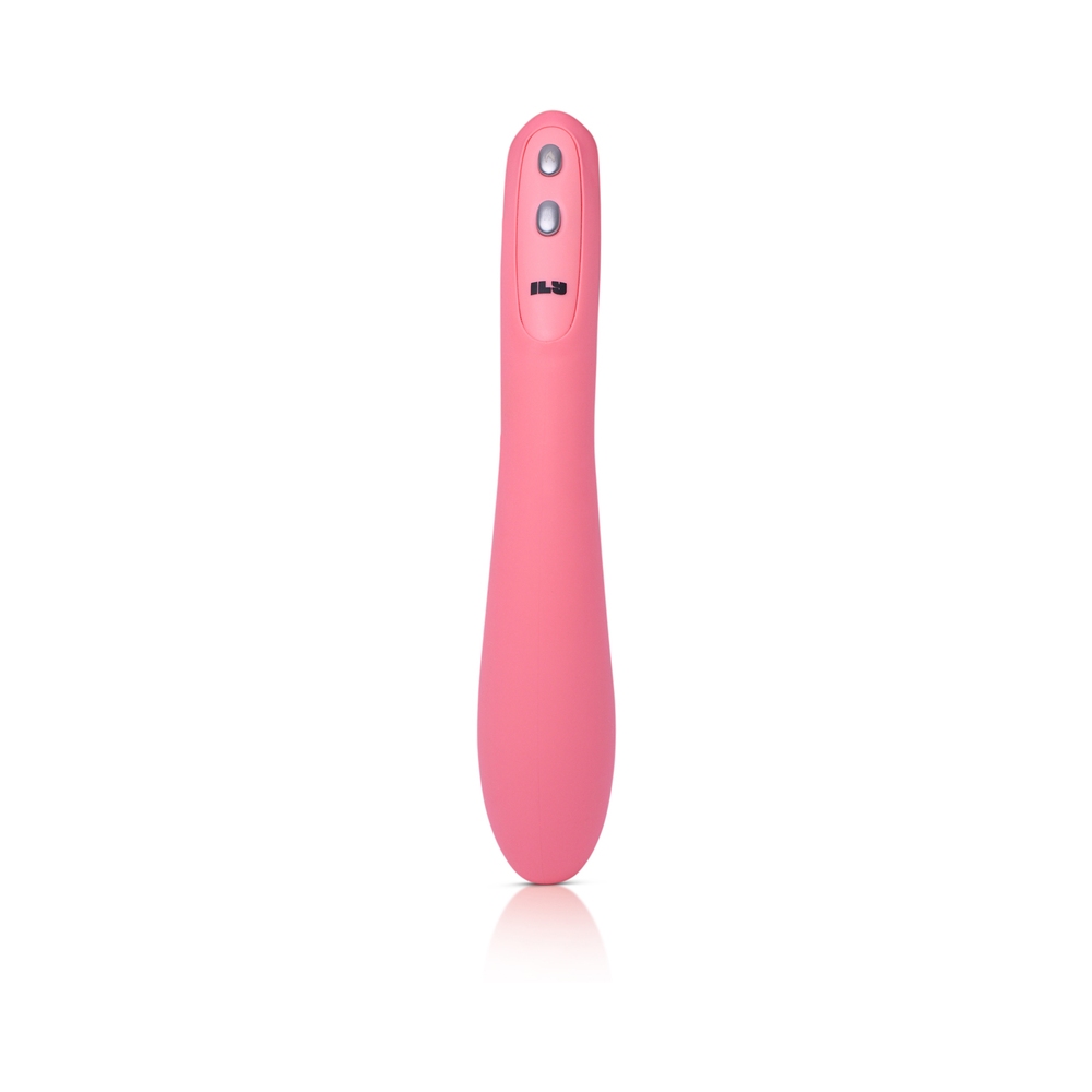 Je Joue vibrator ILY by The Flexi Warm GSpot shown in hand for scale