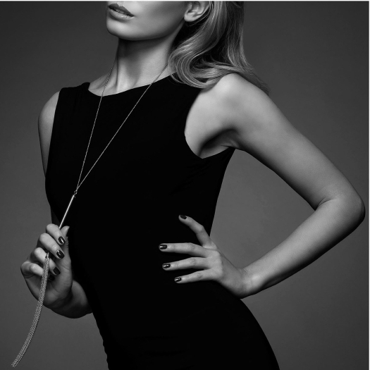 Bijoux Indiscrets Magnifique Collection Chain Necklace Whip - Gold sexy jewelry made by Bijoux Indiscrets for her.