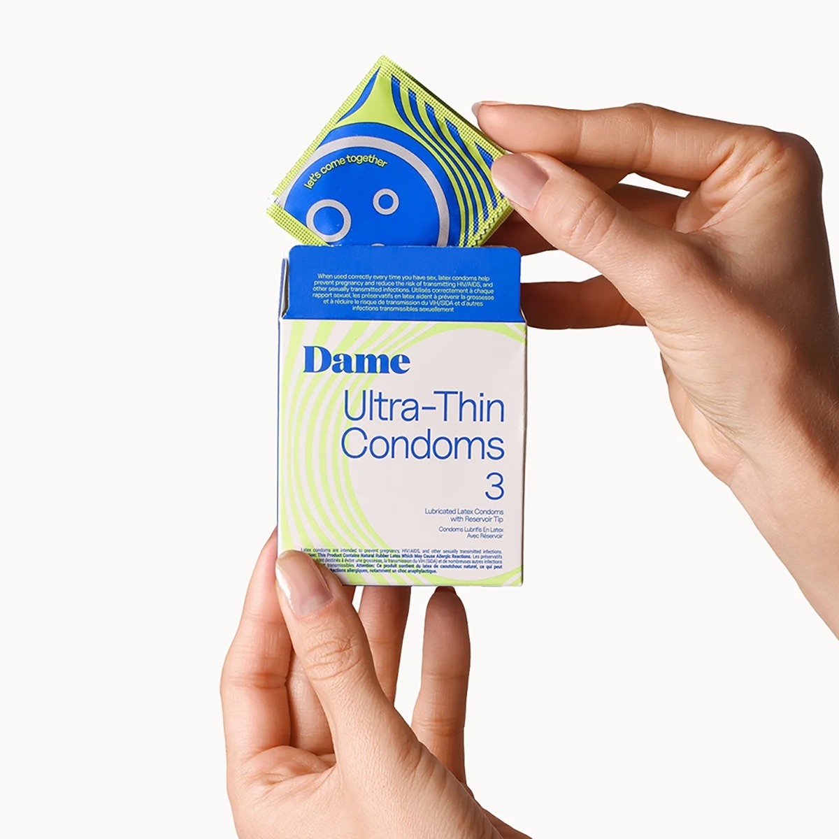 Best Dame Condom 3-Pack her care Dame Products condoms on sale at herVibrators.com.