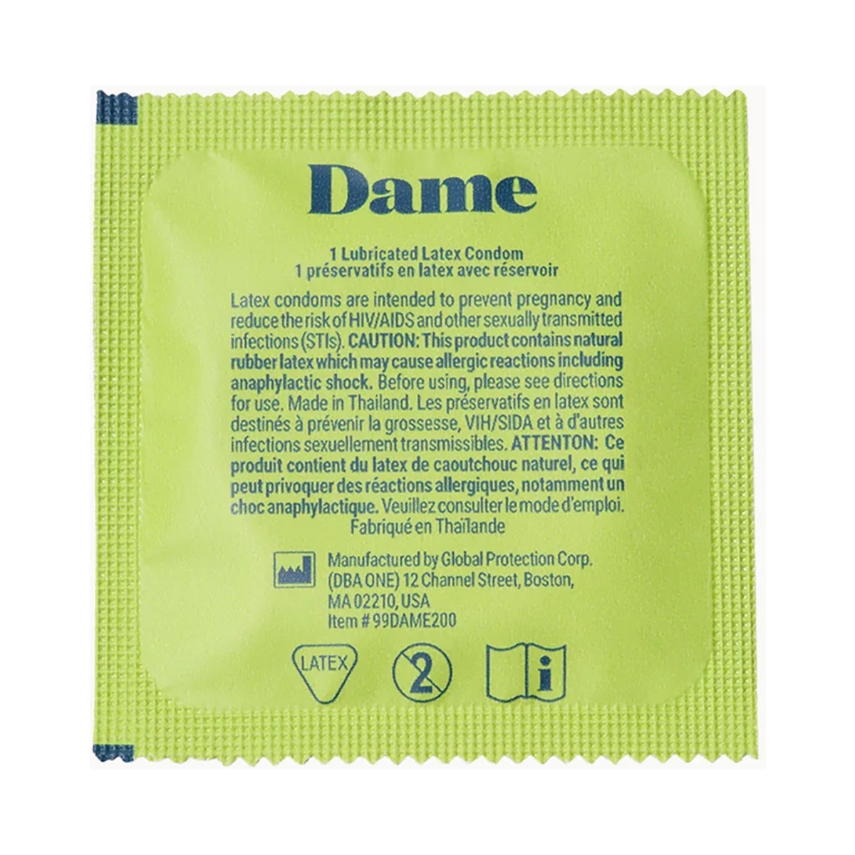 Best Dame Condom 3-Pack her care Dame Products condoms on sale at herVibrators.com.