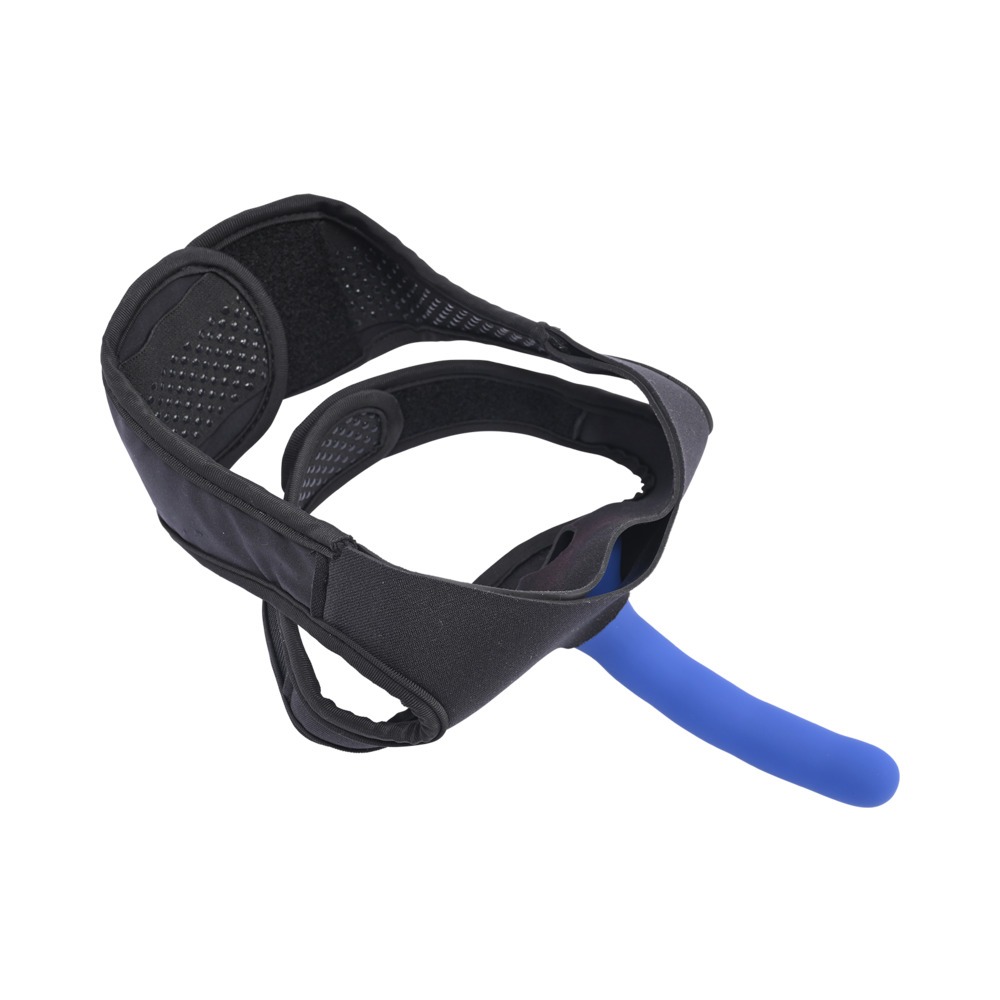 Ss Pivot In Your Face Strap On luxury blindfold for adult sensory play
