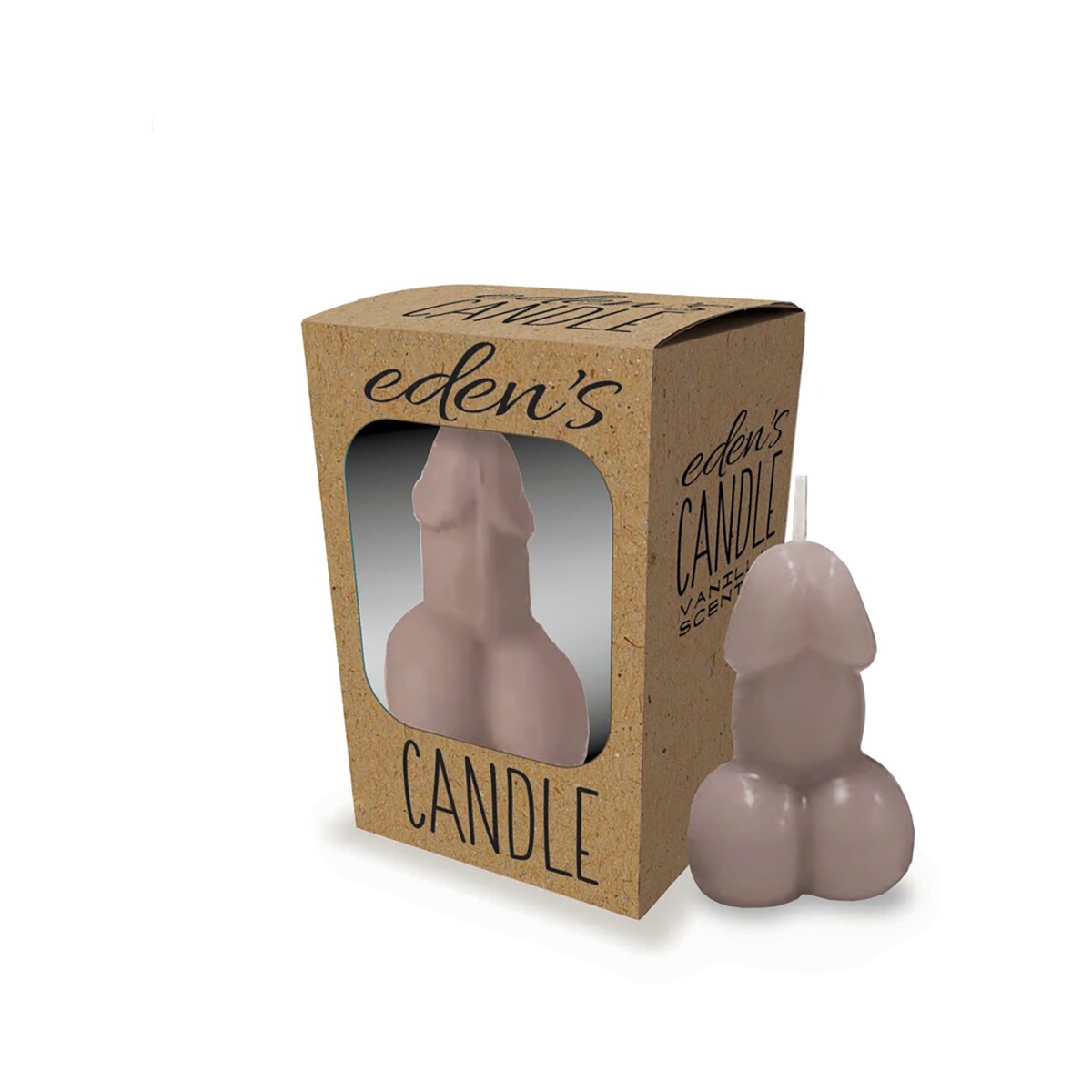 Buy  Eden's Penis Candle Taupe book for her.