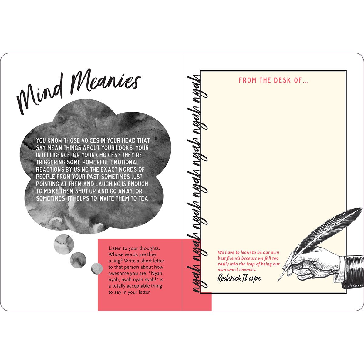 Buy  Inner Fucking Peace Journal book for her.