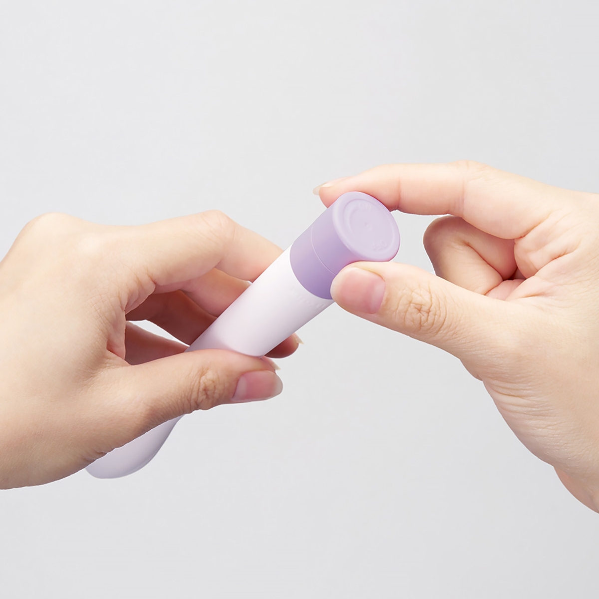 Close-up of the  TENGA vibrator for texture detail