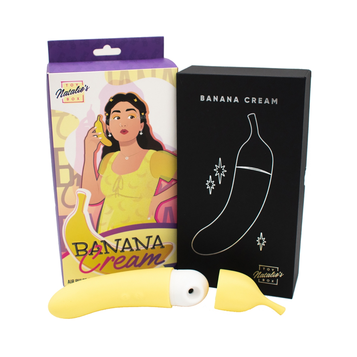 Cream Like a Kitten vibrator Banana Air Pulse &amp