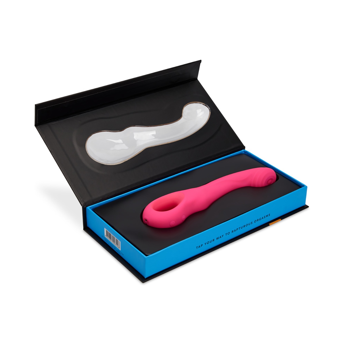 Close-up of the Pink Nu Sensuelle vibrator for texture detail