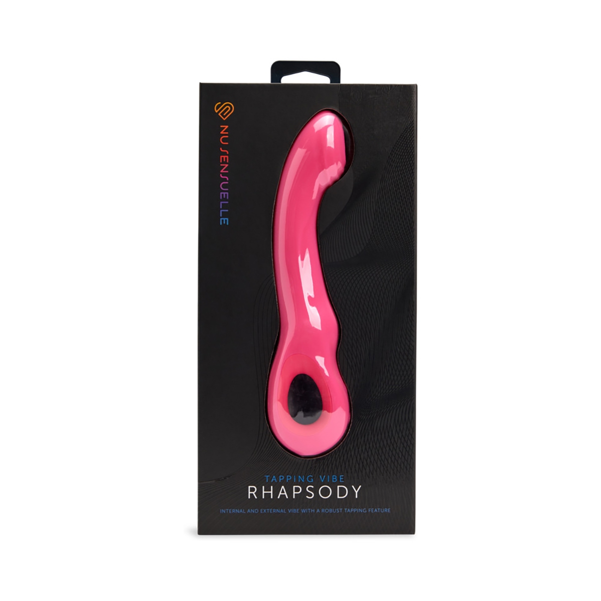 Angled view of the Pink Nu Sensuelle vibrator designed for intimate use