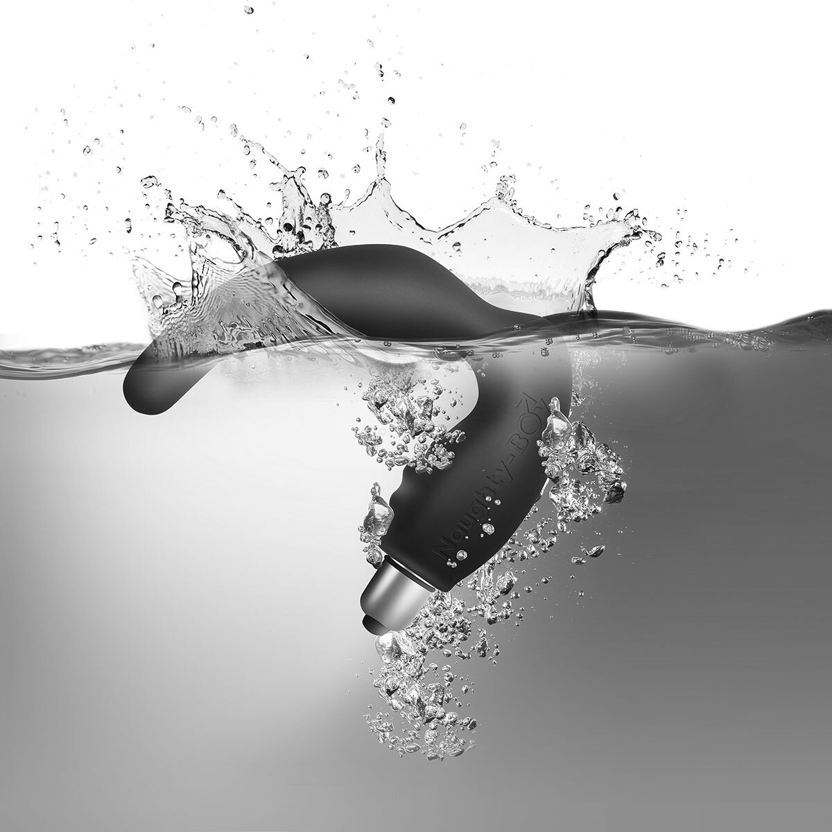 Close-up of the Black Rocks Off vibrator for texture detail