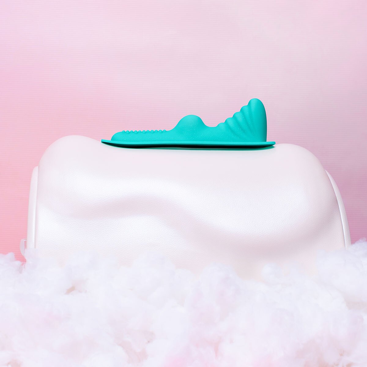 Close-up of the  Cowgirl vibrator for texture detail