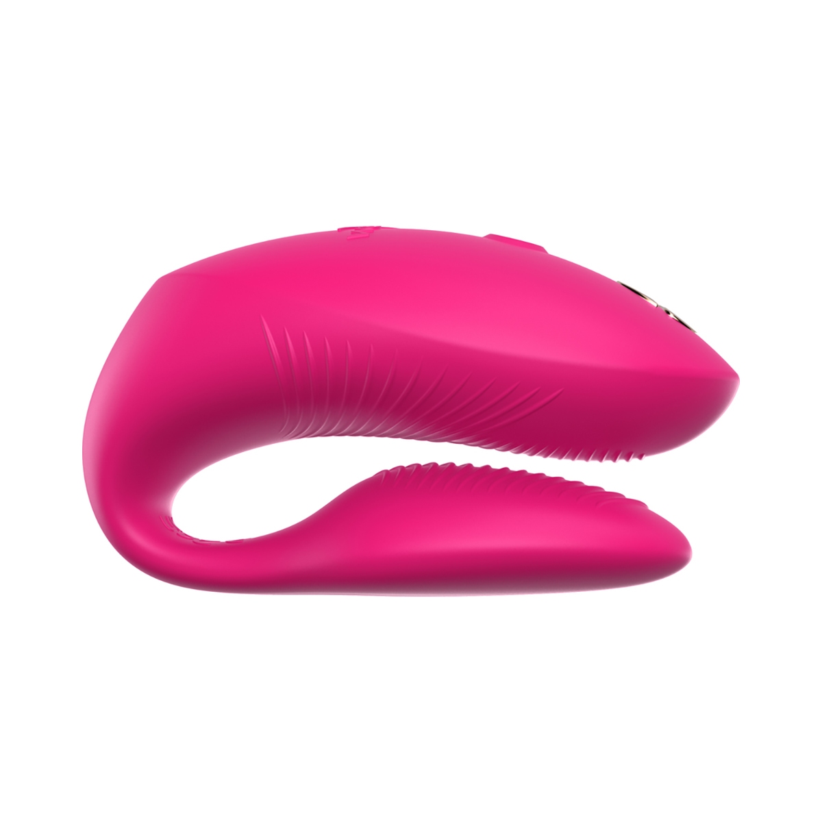Highlighting ergonomic shape of the Pink We-Vibe vibrator