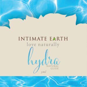 3 ml. Vegan Lube Intimate Earth Hydra Natural Glide Foil SINGLE