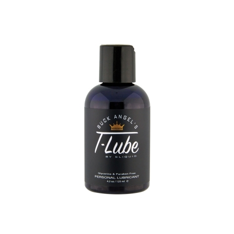 Bottle of 4.2 oz Vegan Lube Sliquid showing plant-powered formula