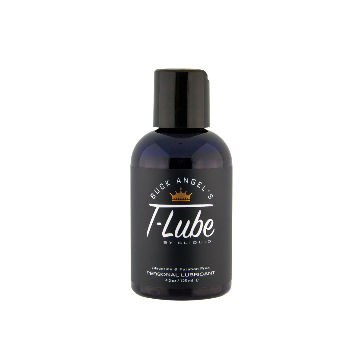 Bottle of 4.2 oz Vegan Lube Sliquid showing plant-powered formula