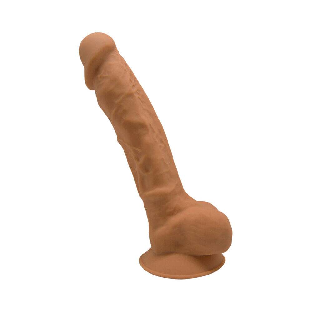 7 inch Dildo from Doc Johnson in Tan Light Brown Mocha designed for anal sex with Her or Him