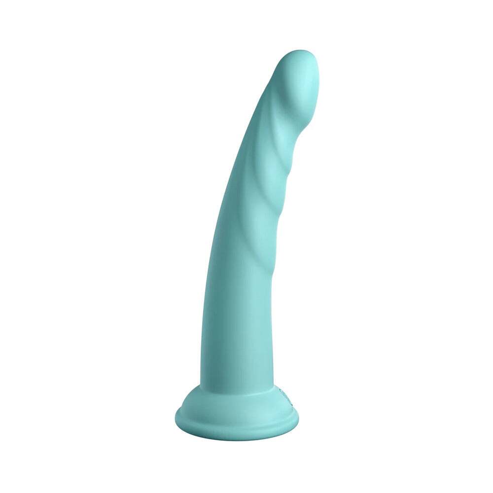 7 inch Dildo from Pipedream in Teal Turquoise Aqua designed for anal sex with Her or Him