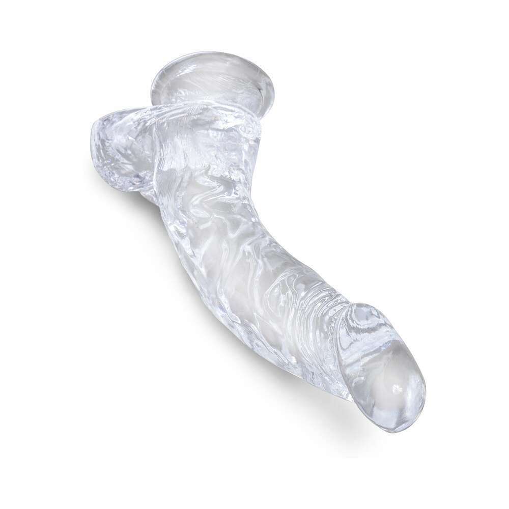 7.5 inch Dildo from Pipedream in Clear designed for anal sex with Her or Him