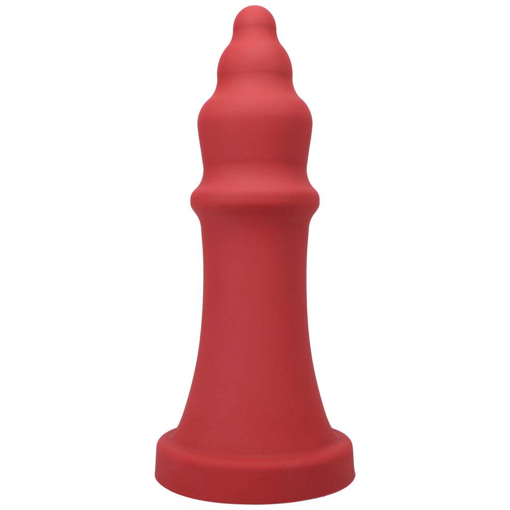 Dildo by Tantus in Red shown for use by Her or Him