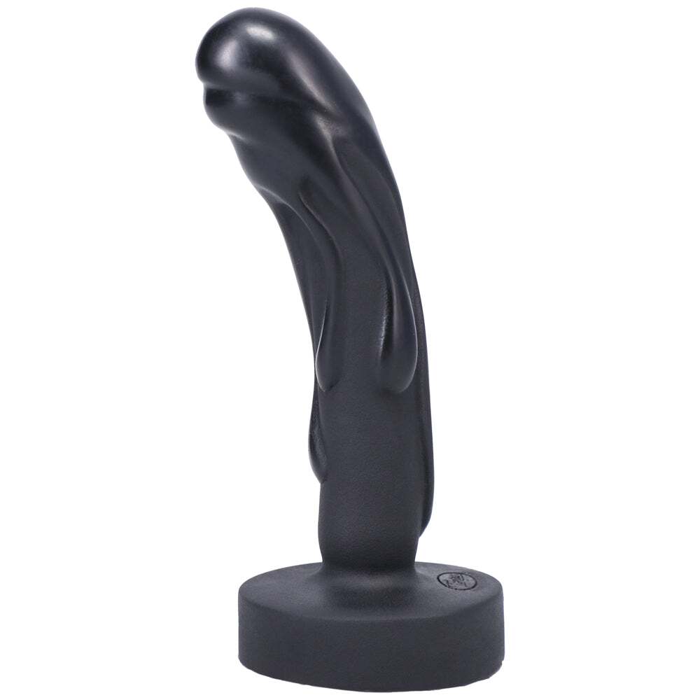 Dildo by Tantus in Black shown for use by Her or Him