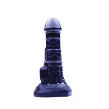 Dildo by Tantus in Black shown for use by Her or Him