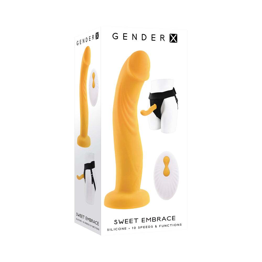 7 inch Dildo by Gender X in Yellow shown for use by Her or Him