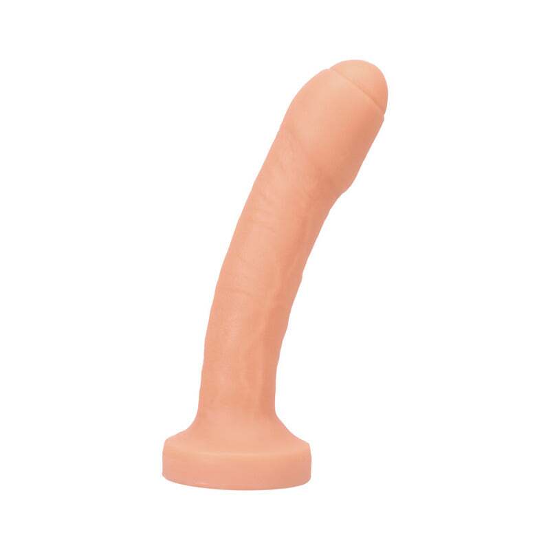 6.5 inch Dildo by Tantus in Vanilla Ivory Beige shown for use by Her or Him