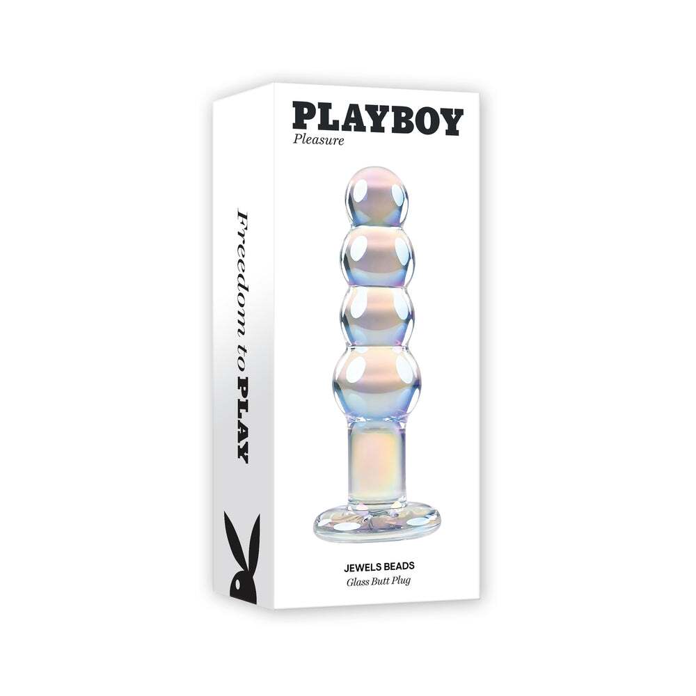 Dildo by Playboy in Clear shown for use by Her or Him