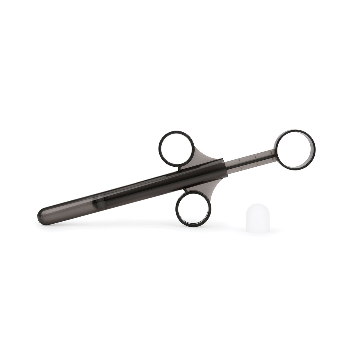 Lifestyle shot featuring the Black B-Vibe vibrator beside the bed