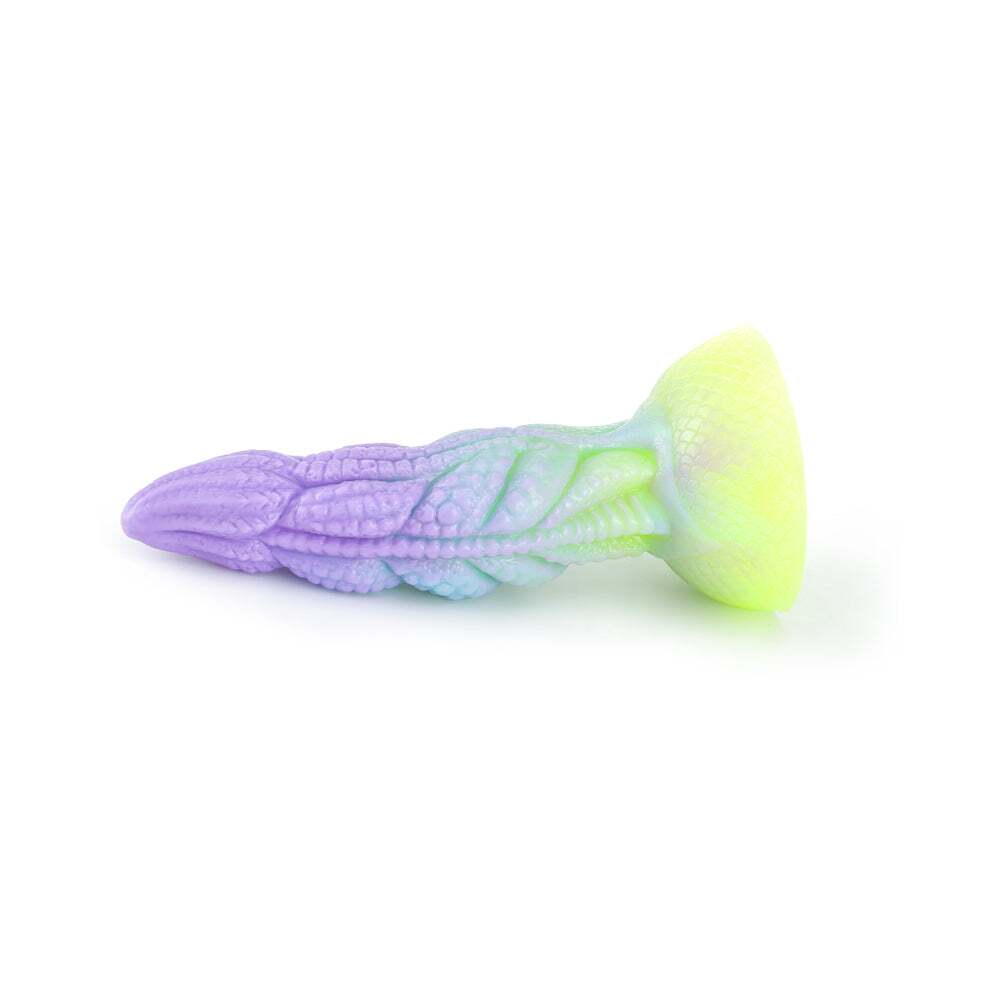 Dildo by Adam & Eve in Multi-Color shown for pegging Her or Him