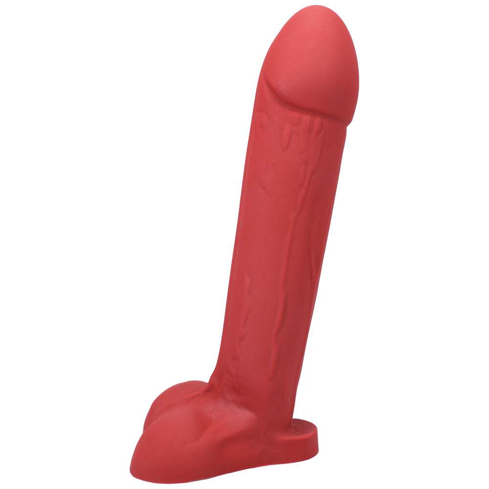 Dildo from Tantus in Red designed for anal sex with Her or Him