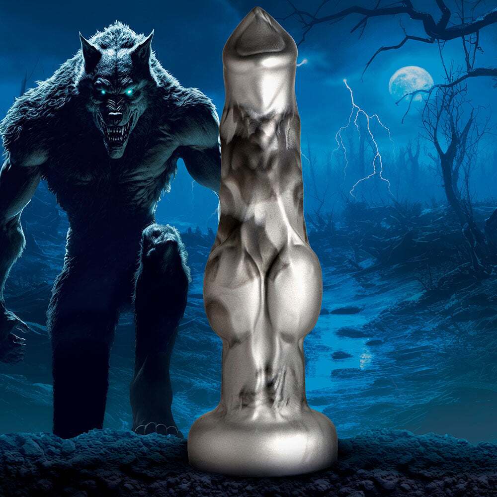 Dildo from XR Brands in Gray pictured for anal pleasure for Her or Him