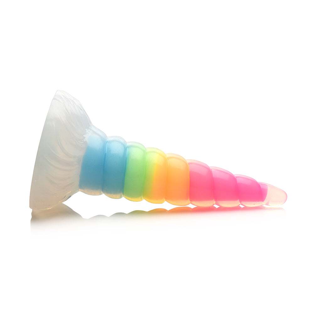Dildo from XR Brands in Rainbow designed for anal sex with Her or Him