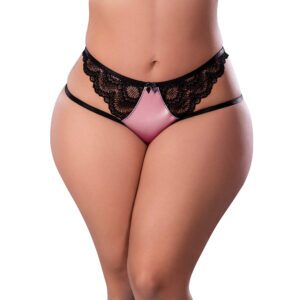 Light Purple Panties Sensual Desires Panty Mauve Size Q by Magic Silk
