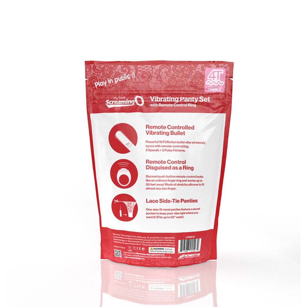 Sexy Red panties by Screaming O in her favorite color and panty style.