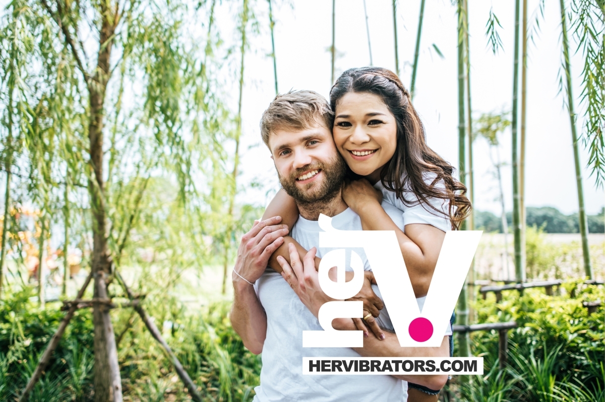 Adam & Eve Gift Ideas and Holiday Deals at HerVibrators Wrapped gift box with Adam & Eve sex toys symbolizing holiday deals and intimate gifting