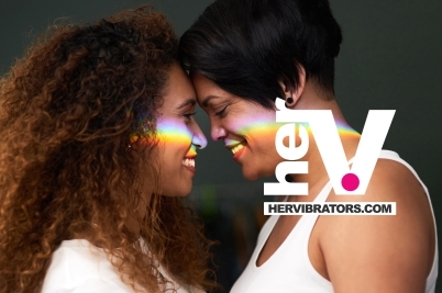 Colorful, pride-themed intimate gift set showcasing body-safe anal lubricant arranged in a celebratory, inclusive display.