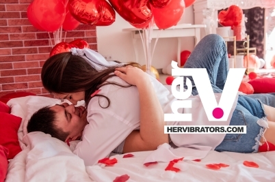 Flavored Valentine’s Day gift set arranged for a romantic, playful night in.