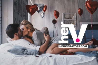 Organic Valentine’s Day gift set with natural intimacy products arranged for a soft, romantic night in.