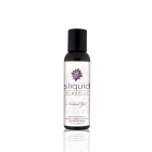 Bottle of 2 oz. Vegan Lube Sliquid showing plant-powered formula