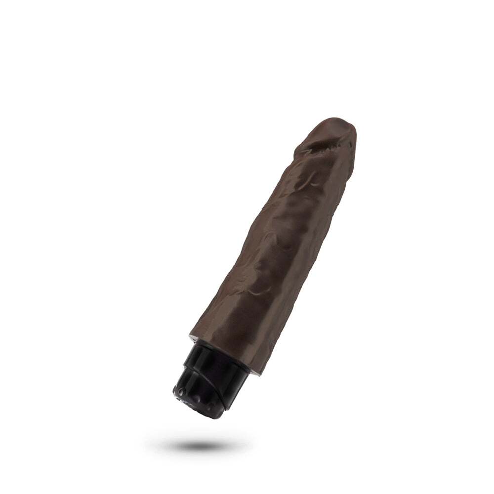 8 inch Dildo from Blush in Dark Brown designed for anal sex with Her or Him