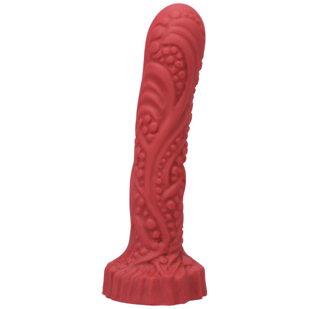 Dildo from Tantus in Red designed for anal sex with Her or Him