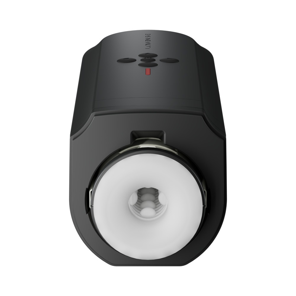 Lifestyle shot featuring the  Lovense vibrator beside the bed