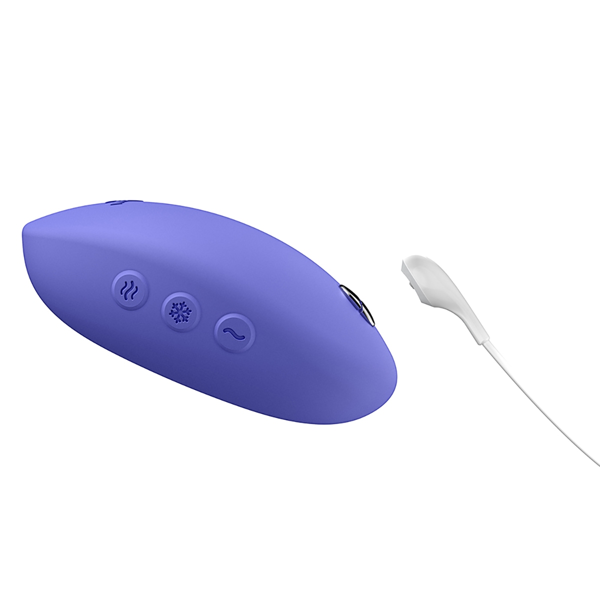Angled view of the Lavender We-Vibe vibrator designed for intimate use