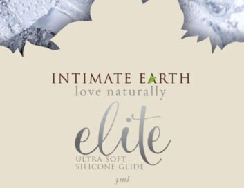 Buy and try intimate earth elite velvet touch 3ml foil single silicone based sex lubes by intimate earth